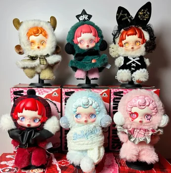Skullpanda Blind Box Winter Disconnect Series Figurines d'action, Butter Cute Song of Snow, Pendentif, Cadeau de Noël, 2025