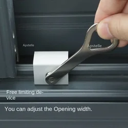 Move Window Child Safety Lock Frame Security Lock Sliding Windows Lock Security Sliding Sash Stopper Aluminum Alloy Door Lock