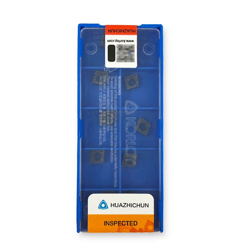 

HUAZHICHUN 10pcs CCMT06O204-HMP PC8110 of CNC Carbide Inserts for Steel Turning Cutting Tools, The Chip Breaker fit for Semi-Fin