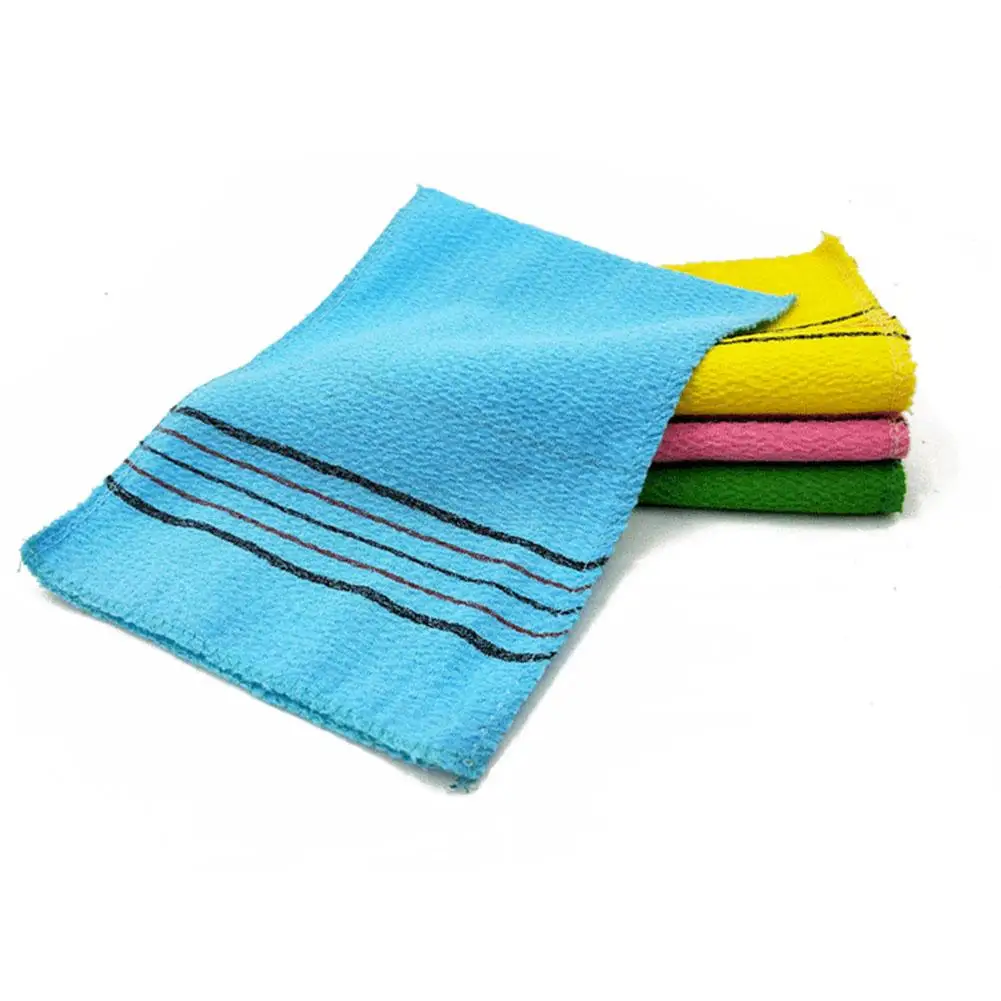 Exfoliating Bath Washcloth Body Scrub Shower Towel Portable For Adults Coarse Grain Brush 150D Fine Sand Bath Towel V3P4