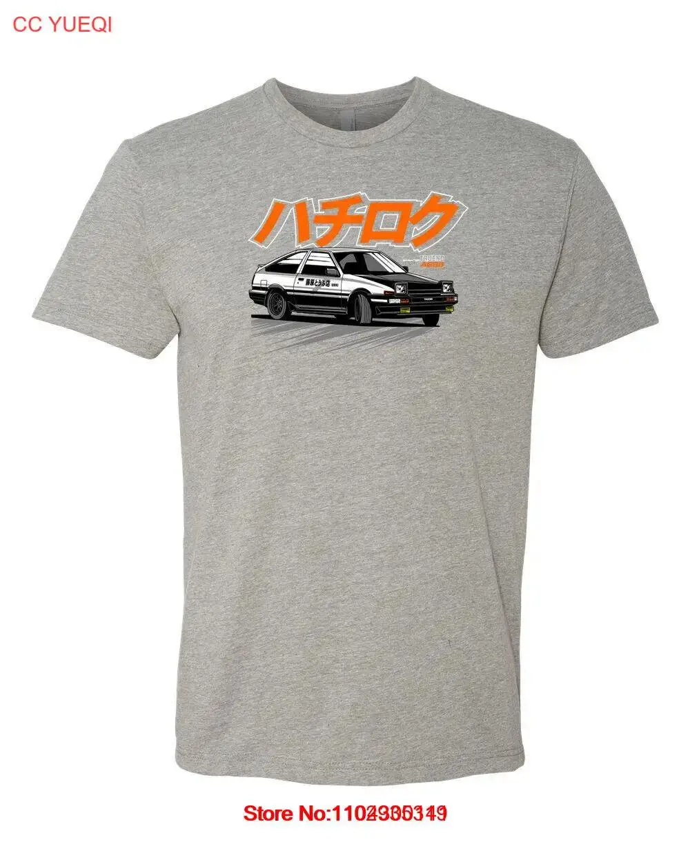 Drift Trueno AE86 Shirt -SUPER Soft 60/40 Blend T Shirt JDM Legend Initial D Fan