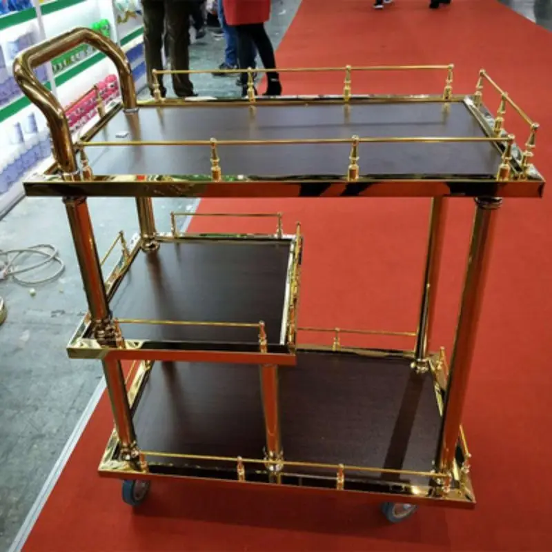 Modern Design Serving Trolley for Home and Restaurant Kitchenware Product in Best Quality Easy to Use Do Work Smart With Wheels