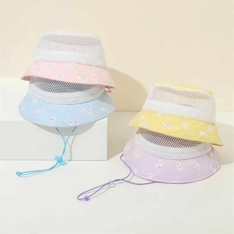Baby Bucket Hat 50cm 1-3 Years Summer Thin Mesh Breathable K