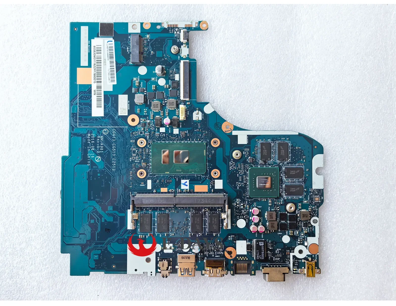 5B20M29187 NM-A981 Motherboard for Lenovo 510-15IKB  310-15IKB 510-14ikb 310-14Ikb Laptop Motherboard with i3 i5 i7-7th