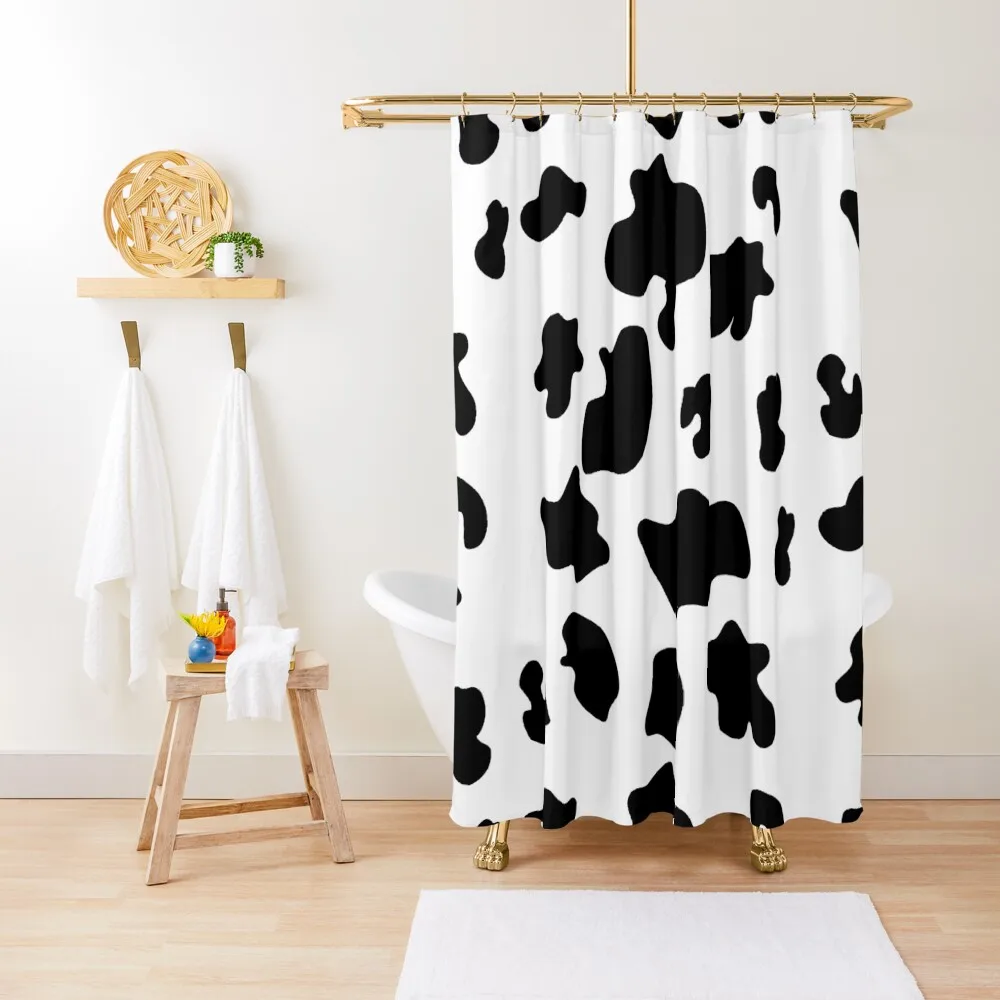 

Cow pattern spots animal print Shower Curtain Funny Shower Waterproof Bath And Anti-Mold Curtain