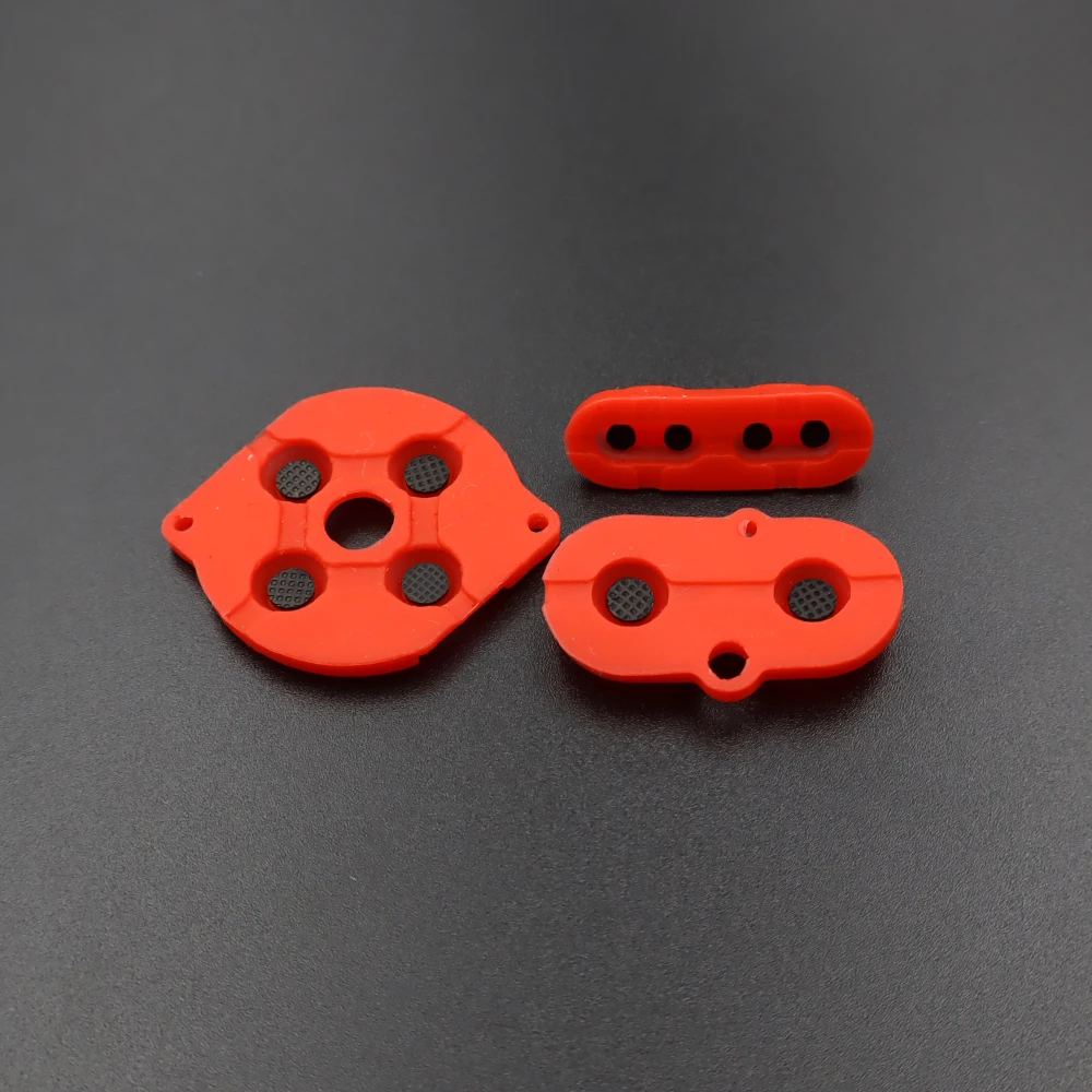 Кнопочные резиновые силиконовые мембранные подушечки для GBC Gameboy, цветные и IPS-образные кнопки, клавиатура A-B D-Pad Start Select, проводящие подушечки