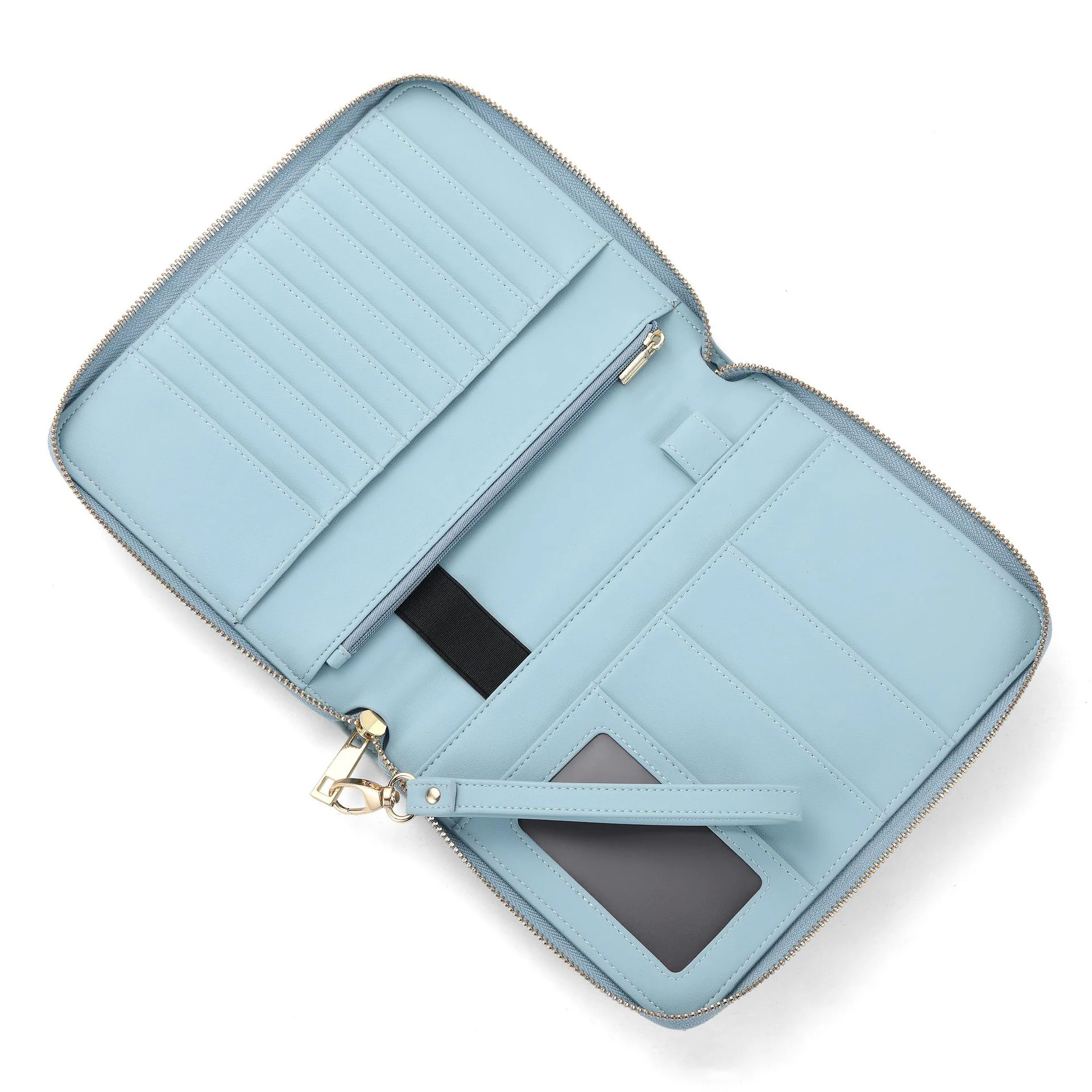 nouveau-carnet-de-planification-a5-2026-carnet-de-sante-pochette-zippee-couverture-de-passeport-en-cuir-pu-fournitures-de-journalisation-papeterie-bleue