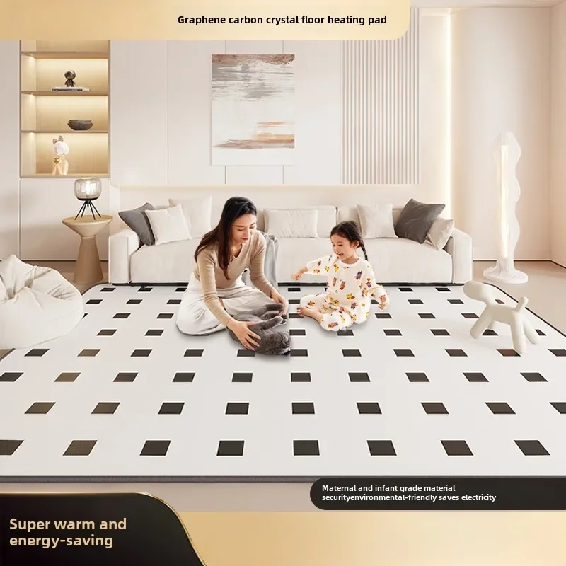 Graphene floor heating mat carbon crystal floor mat yoga electric heating mat living room electric heating carpet