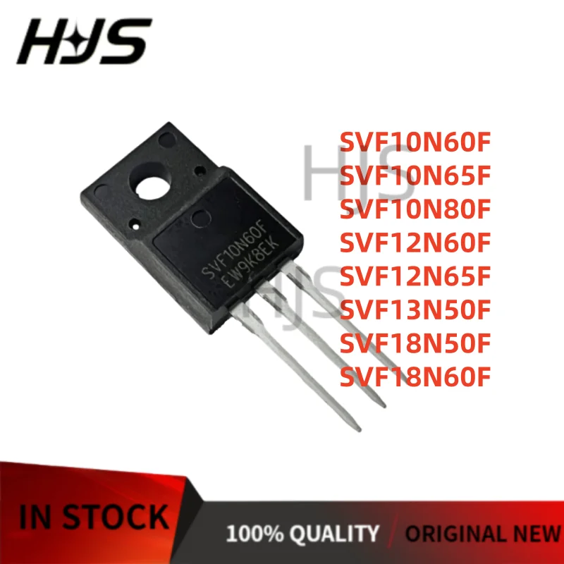 10Pcs TO-220F SVF10N60F SVF10N65F SVF12N60F SVF12N65F SVF13N50F SVF18N50F SVF18N60F SVF10N80F NEW