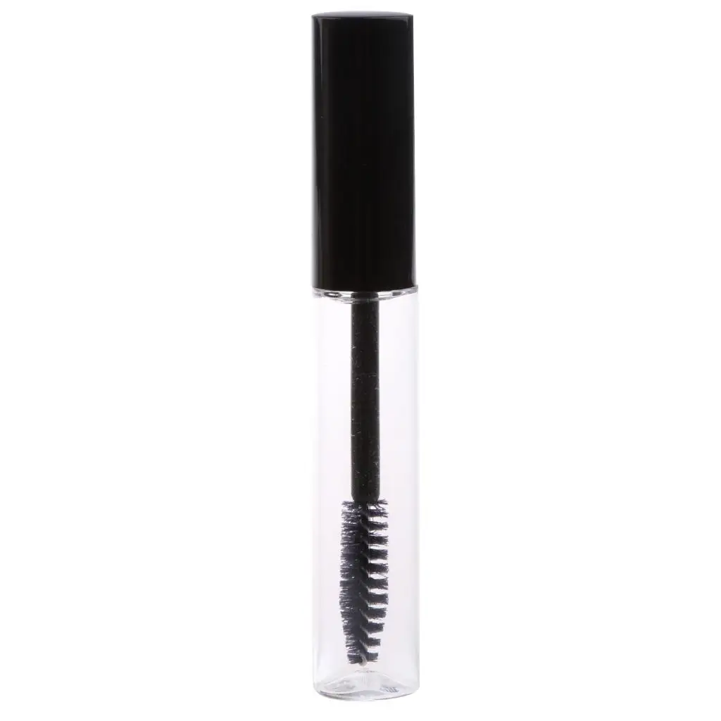Fiale per bottiglie vuote in plastica per mascara fai-da-te da 7 ml con pennello con tappi