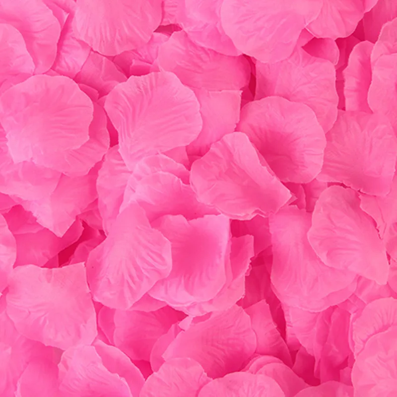 500/1000 Pieces Silk Artificial Rose Petals Artificial Flowers Fake Petal for Valentine Day Wedding Party Decoration DIY Flowers