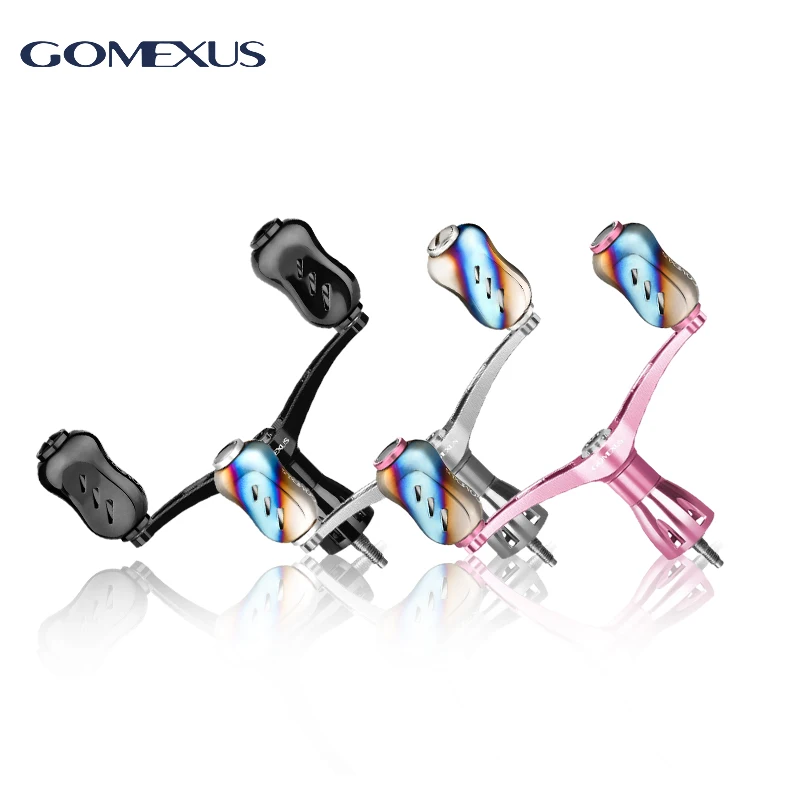 

Gomexus Spinning Reel Handle Titanium 82-98mm For Shimano Stella Stradic FL Daiwa Luvias Caldia Double Handle