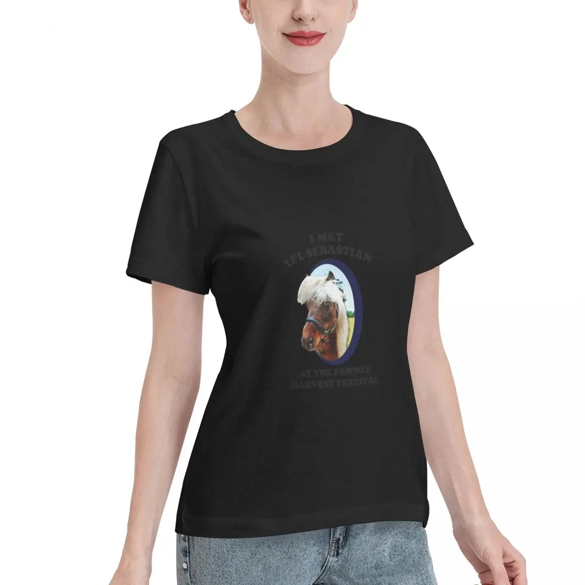 Skin Safe Lil Sebastian - Parks And Recreation Women's T-shirt Spring Outfit Summer Women Top