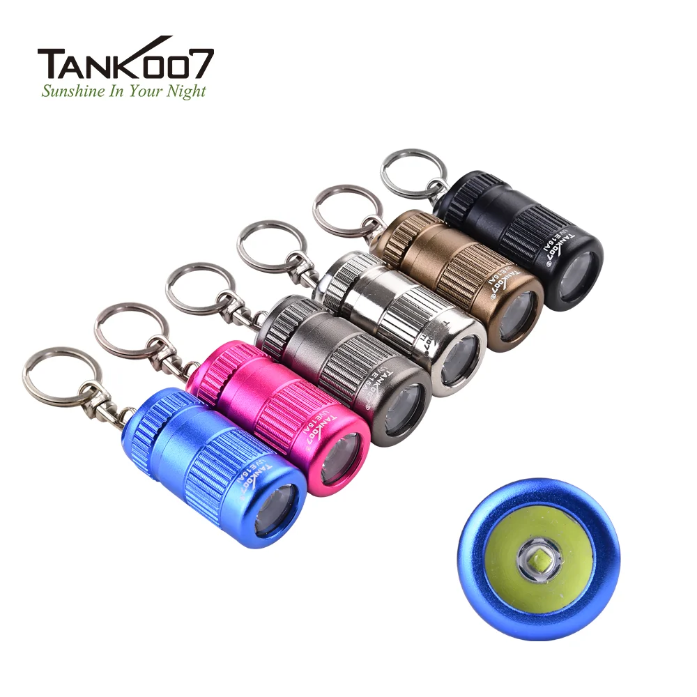 

Tank007 E15 High Power Keychain Professional LED Flashlight Lighting Paper Lantern Pocket Emergency Hiking Waterproof Light