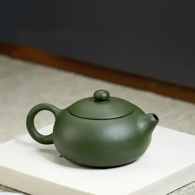 Nlslasi中国のYixing teapotパープルクレイフィルターxishiティーポット美容ケトル生の緑の粘土手作りお茶セット本物の170ml