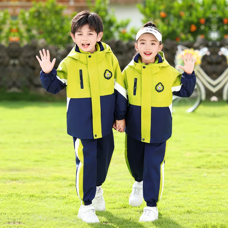 

Весенне-осенне-зимний школьный комплект orm, детский сад, ежен Jaet, футболка, костюм первого года, класс orm, повседневный длинный Sv...