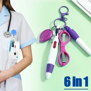עט רב תכליתי הכולל פנס ומספריים לשימוש יומיומי