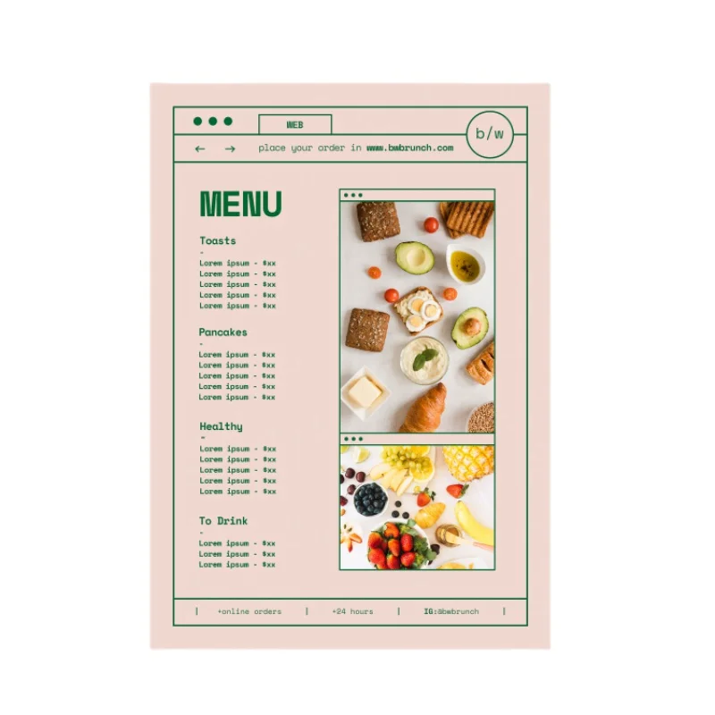 Custom. Custom A2 A3 A4 A5 komercyjny plakat/ulotka/druk menu