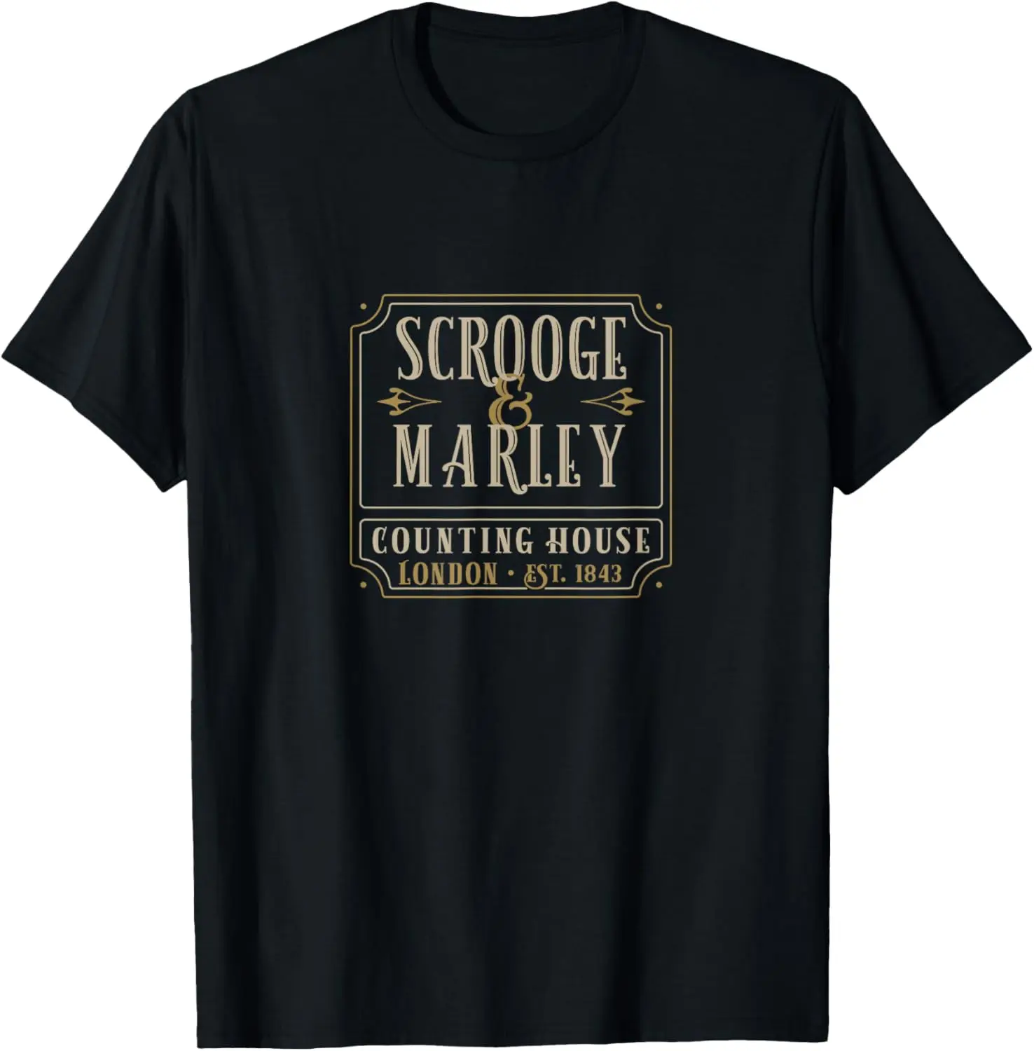 Футболка Scrooge & Marley Counting House London, установленная на 1843 год Футболка Scrooge & Marley Counting House London, установленная на 1843 год