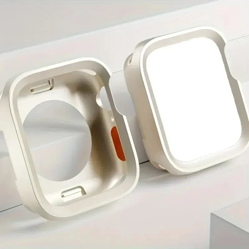 Sarung TPU untuk Apple Watch Ultra casing 42mm 46mm 44mm 40mm 45mm 41mm 49mm sarung pelindung Bumper lunak IWatch SE 10 9 8 7 6 5 Ultra