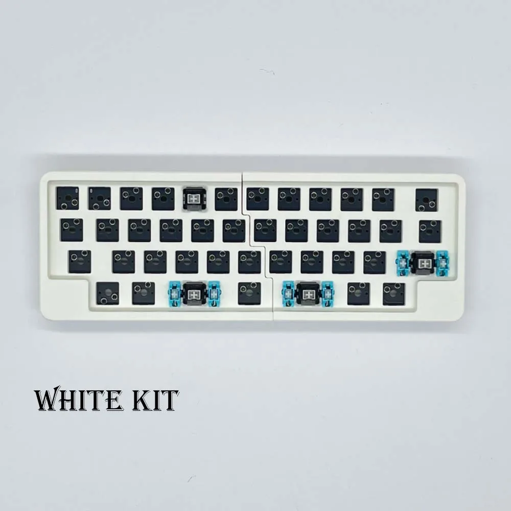 Portable Split 40 Mini Mechanical Keyboard Hot-Swap 2.4G Wireless Top Structure QMK VIAL full programmable