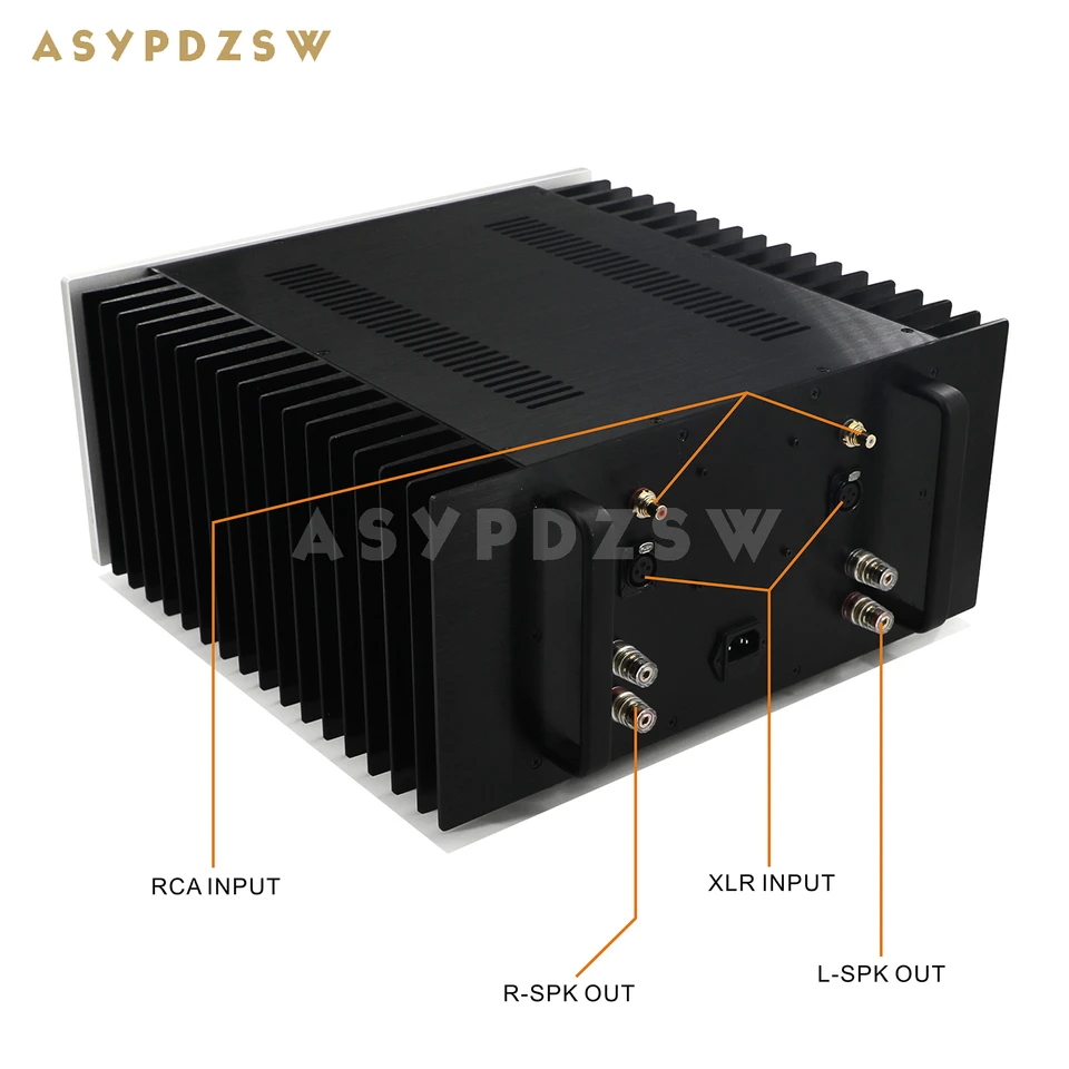 クラスAのハイエンドパワーアンプ,a5パス,xlr,rca入力,60-90w,4-8