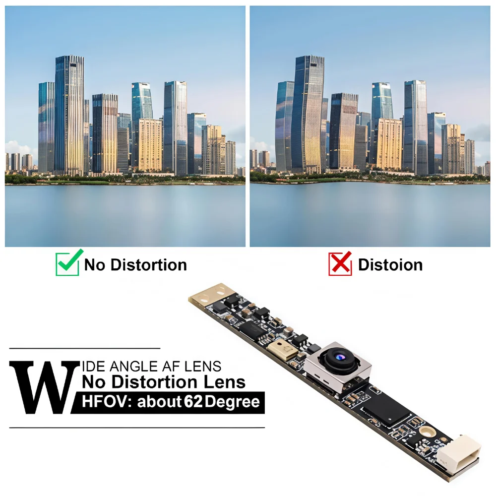 ELP 8MP Autofocus USB2.0 Camera Module IMX179 Mini PCB Board with Microphone Ultra HD Embedded Webcam for PC Lightburn