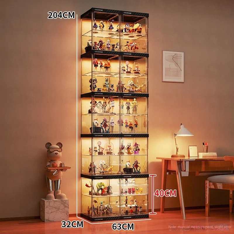 Handheld Figures, LEGO Display Cabinets, Model Toys, Display Racks, Home Figurines, Gundam Models, Transparent Display Boxes