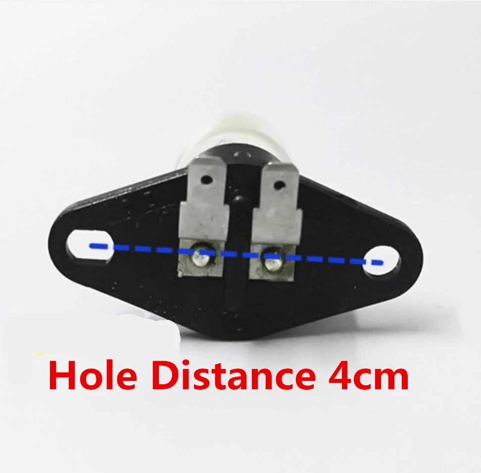 2A 250V 20W 2 Pin Microwave Oven Bulb Light with Mounting Base Holder for Midea Galanz Microwave Oven