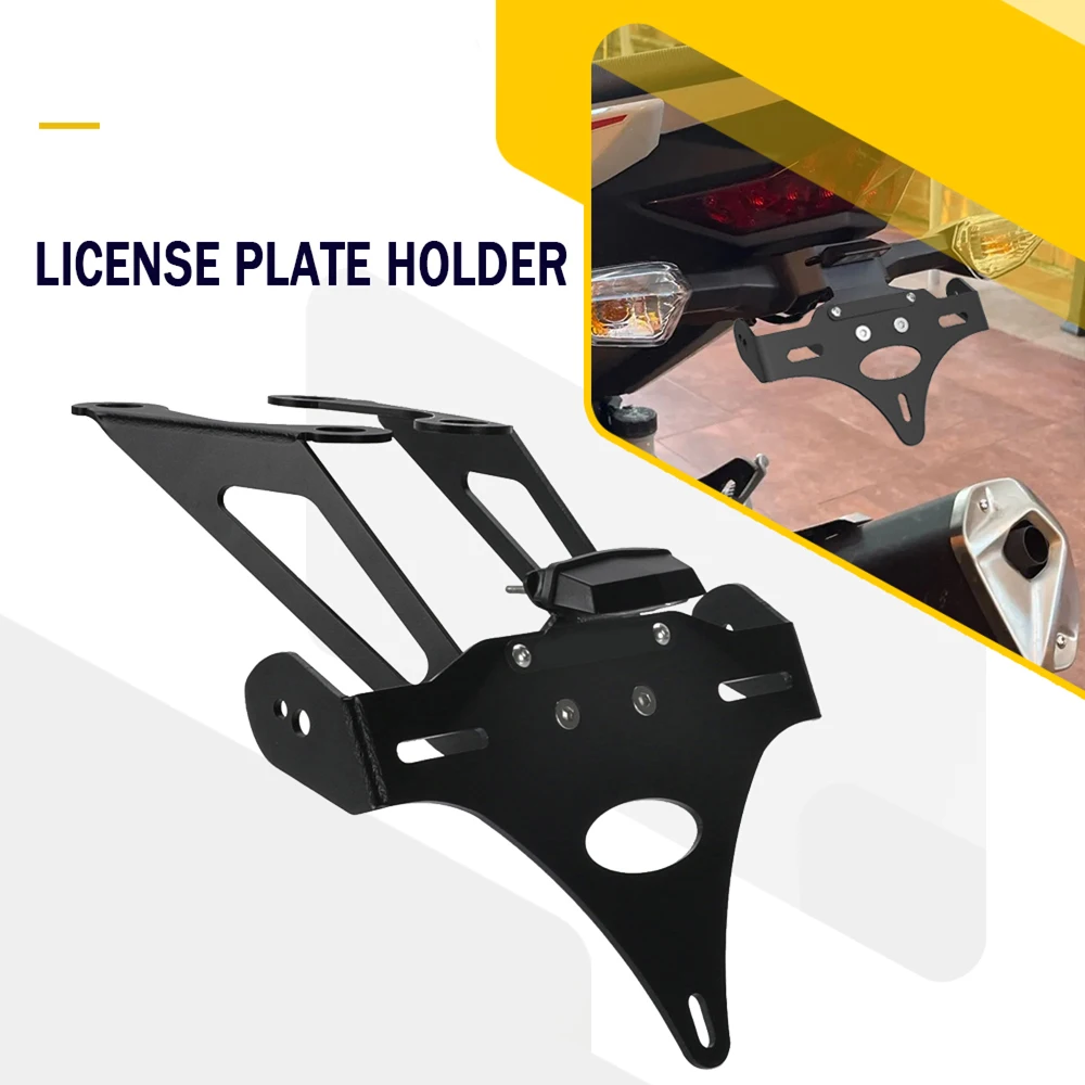 

For DUCATI Monster 659 797 821 1200 S/R 2017-2021 Motorcycles License Plate Holder Bracket Rear Tail Tidy Fender Eliminator Kit