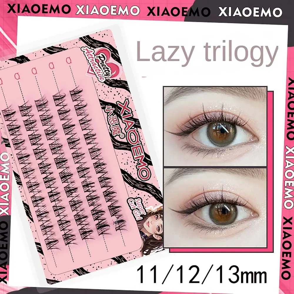 Naturale 6/11/12/14 MM Innesto Ciglia Finte Steli Neri a Forma di V Ciglia Finte FAI DA TE 10 File Eye Makup Strumento Donne