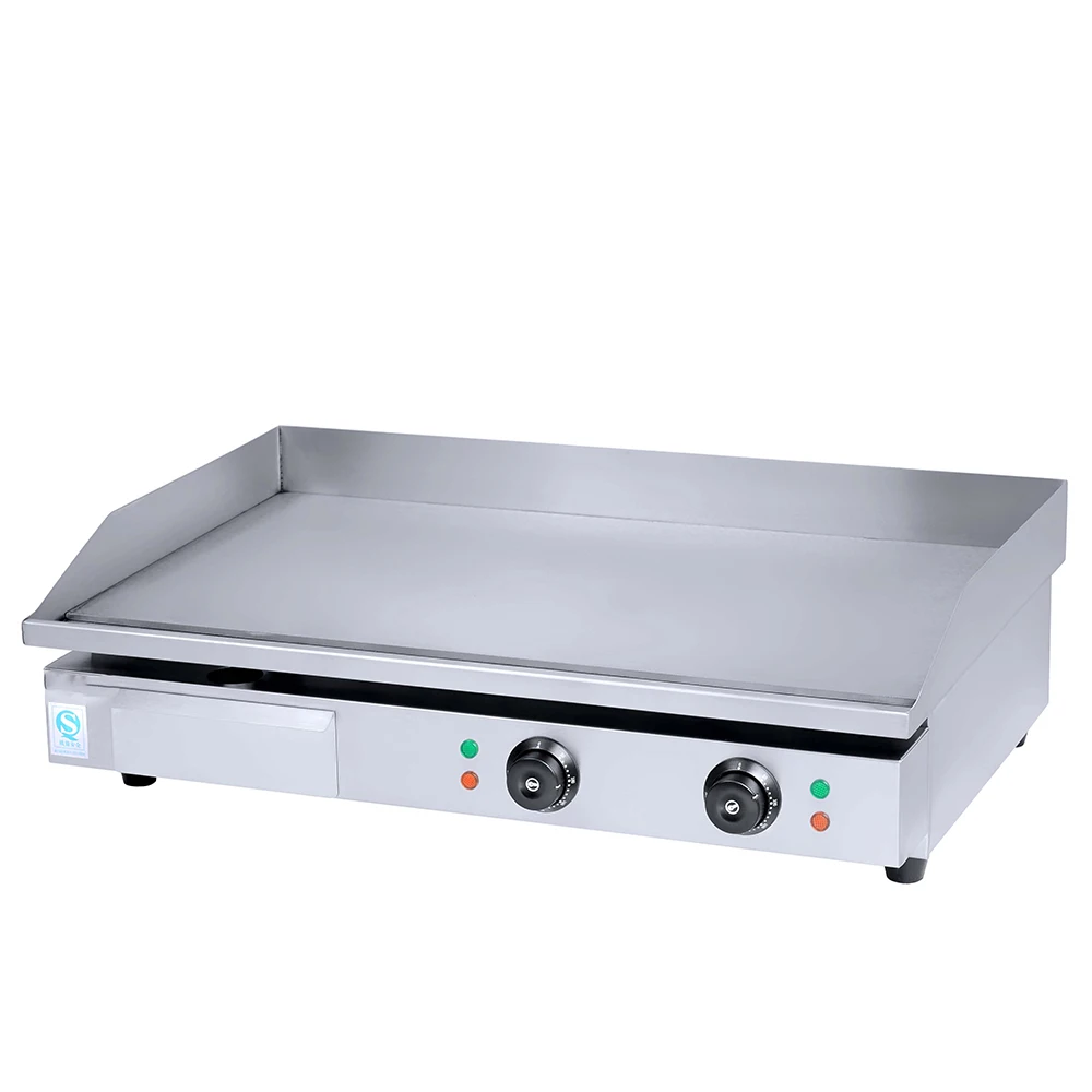 & Grill With Temperature Control For US Restaurants #Hot Sale 100% High Quality Commercial Desktop Electric Frying Pan