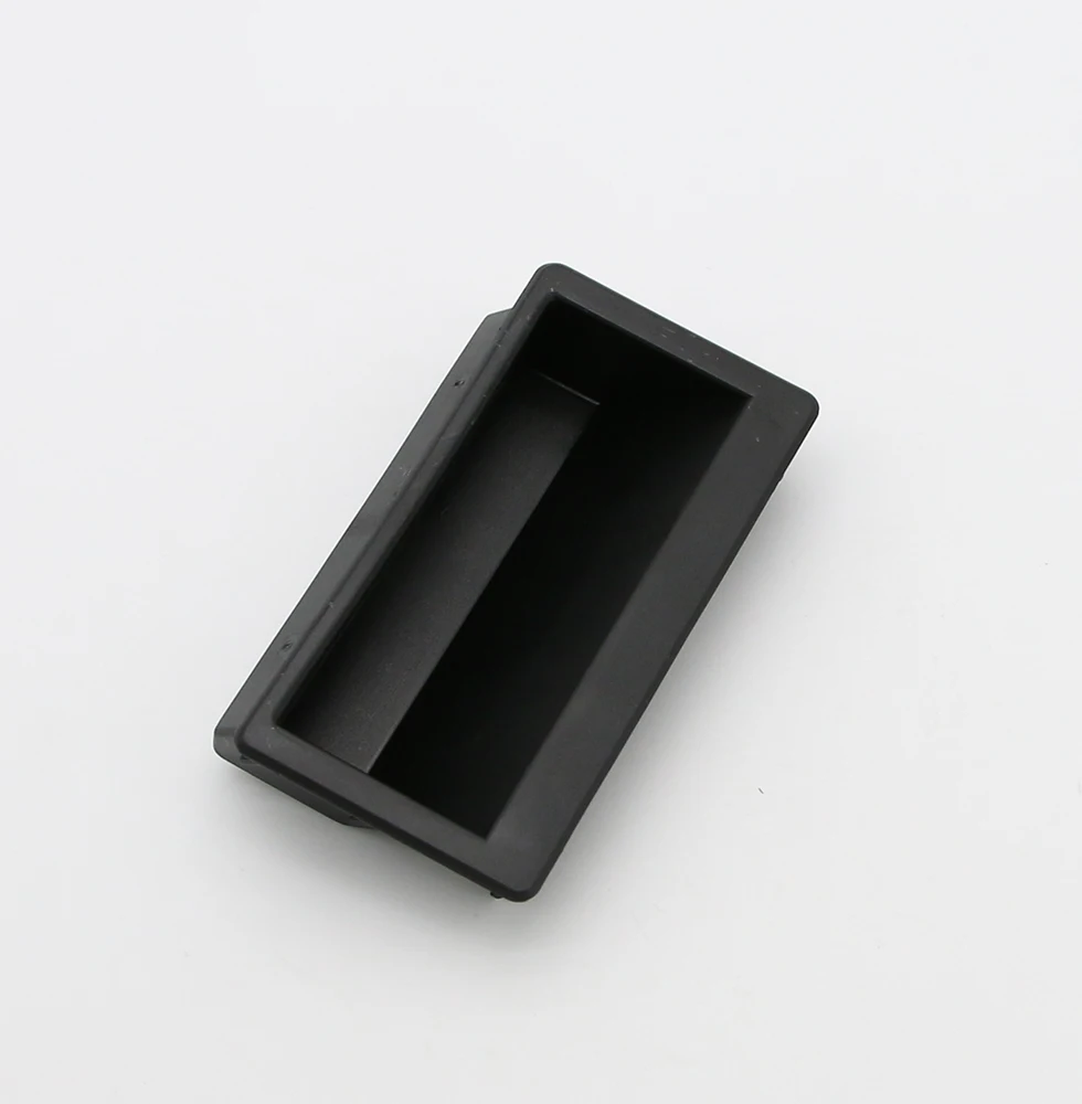 Black plastic concealed handle embedded ls107 embedded card type mobile phone cabinet handle ls537-1