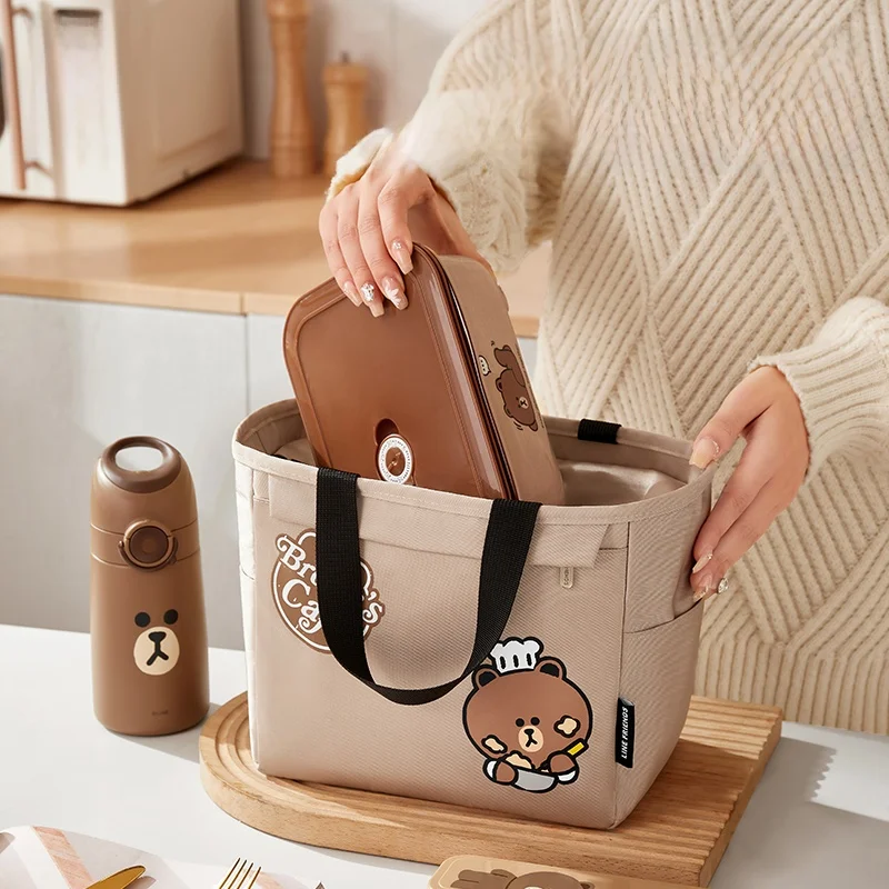 Thickened Aluminum Foil Lunch Box Bag Portable Insulated Handbag for Office Workers Students Outdoor Picnic Meal Carrier Bag