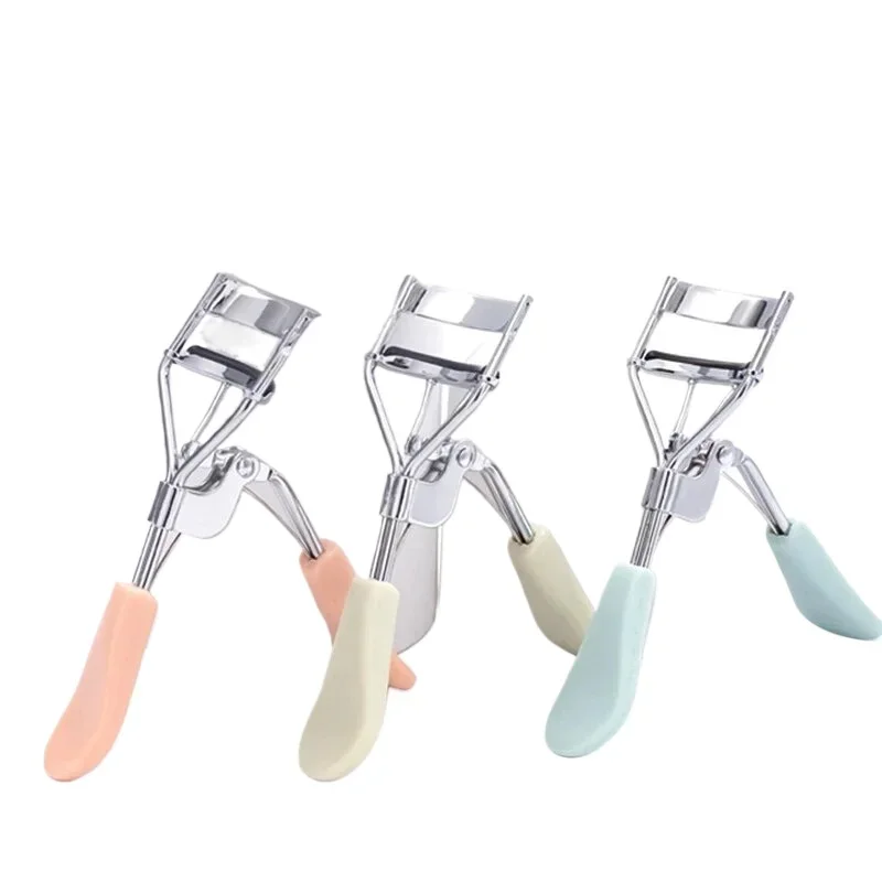 Wholesale 1Pc Makeup Eyelash Curler Beauty Tools Lady Women Nature Style Cute Eyelash Handle Curl Eye Lash Curler random color