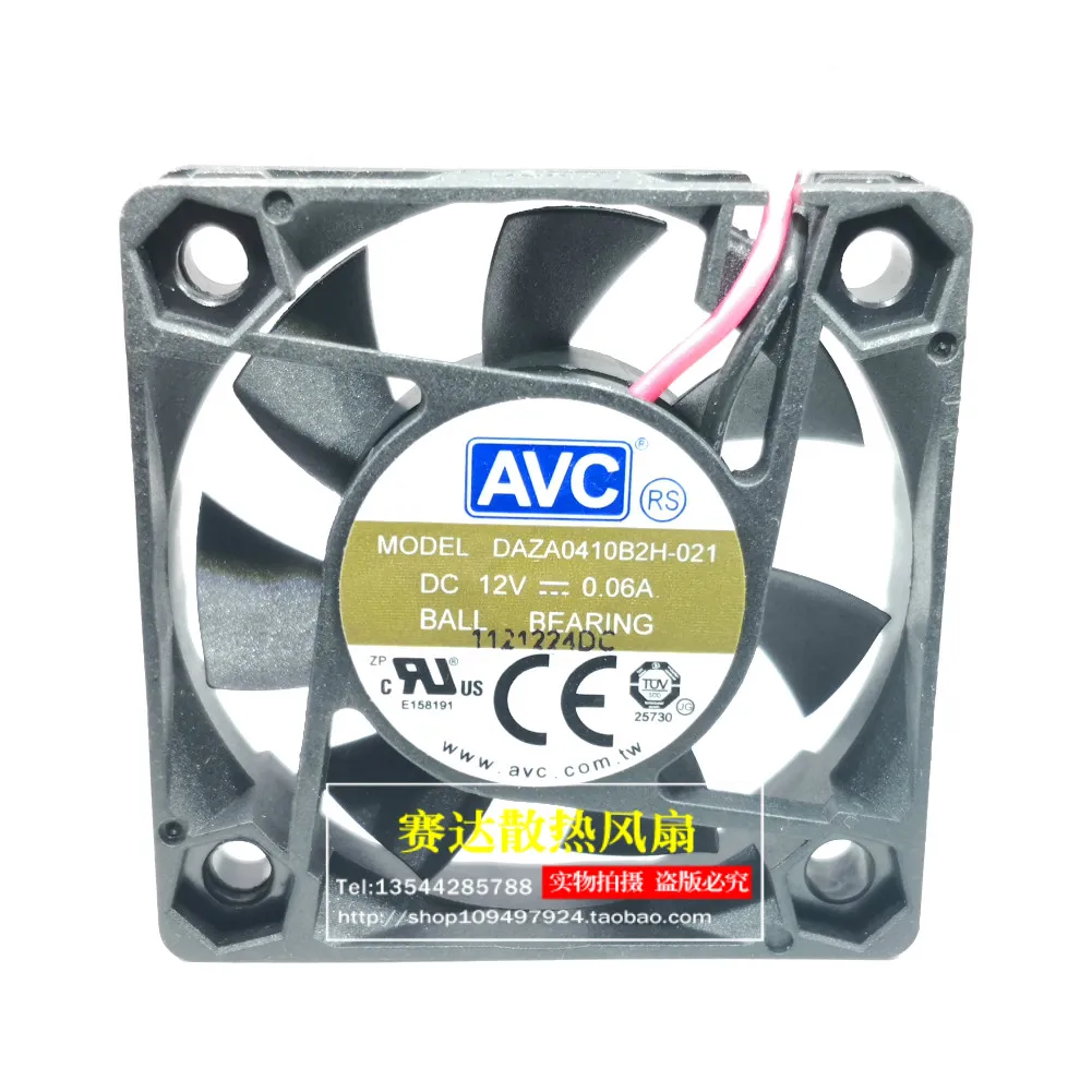 JFG For AVC DAZA0410B2H-021 4010 12V 0.06A Ball Bearing Mute Cooling Fan 40*40*10mm