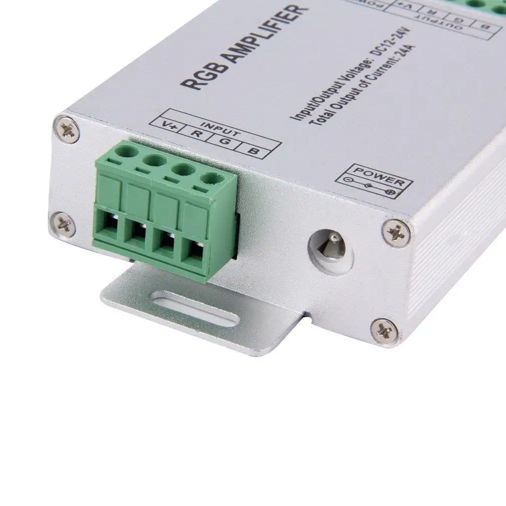 RGB 4A Amplifier Repeater For Extend Signal LED 5050 3528 Strip Light Power Repeater Console Controller Worldwide Dropshipping