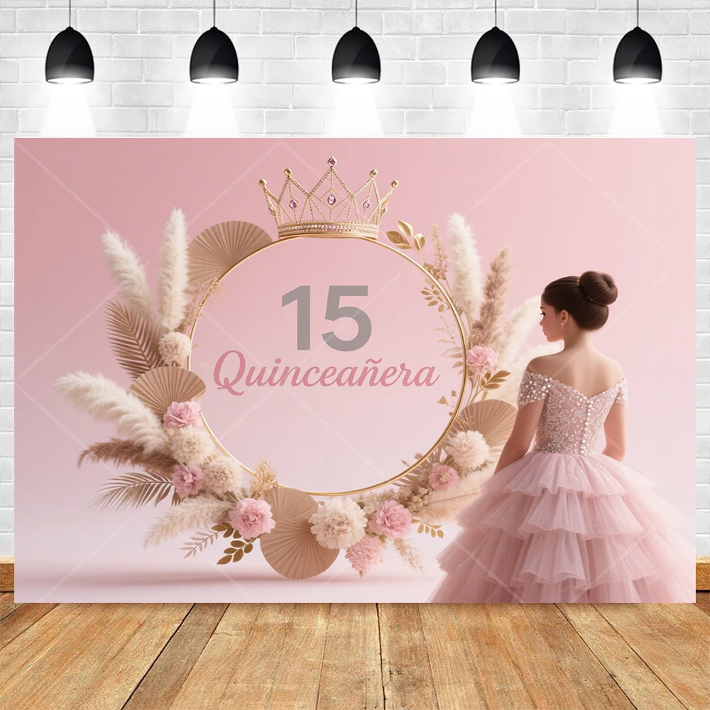 Cenário de Festa de 15 Anos Ro - Party Banner Gold avaliação e preço