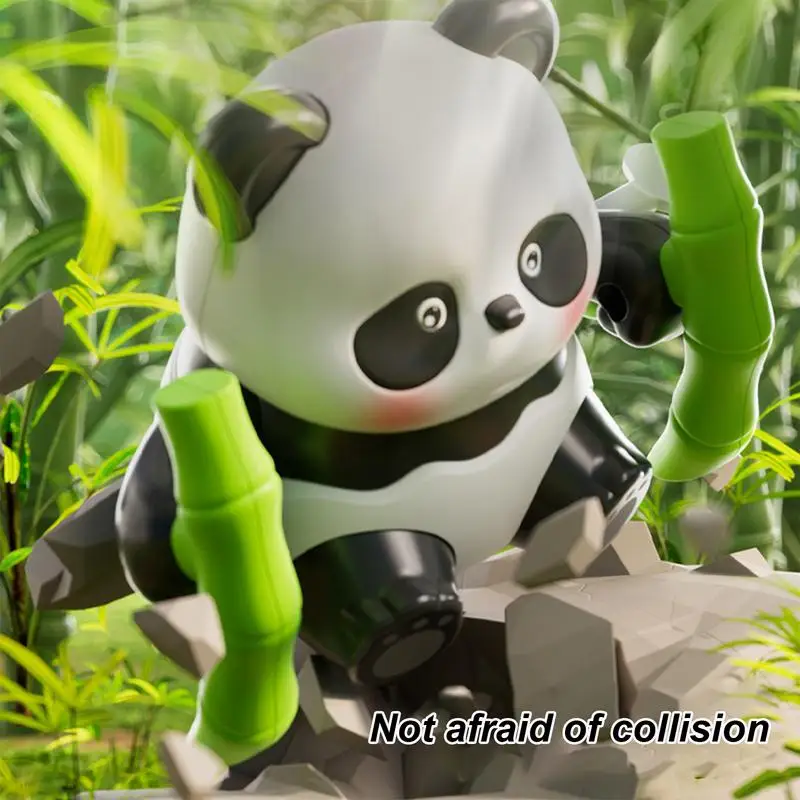 Wind-up Panda Wind Up Animal Toy Educational Realistic Panda Figure Toy Cute Dancing Swinging Panda Wind Up Animal Toy For Boys