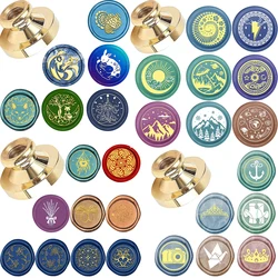 Jellyfish Santa Claus Horse Moon Sun Fox Tree Peacock Wax Seal Stamp For Mail Notebook Card Invitation Envelopes Gift Decor 2024