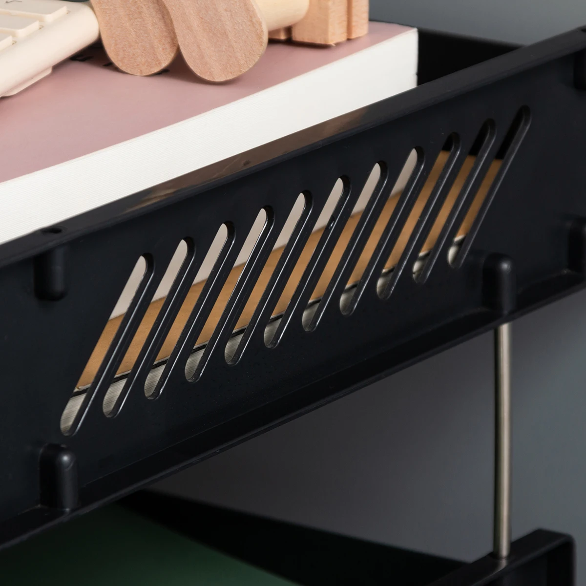 Three-Layer File Holder Horizontal File Rack Desktop File Tray Classification Organizer Information Rack Stationery Storage Tray