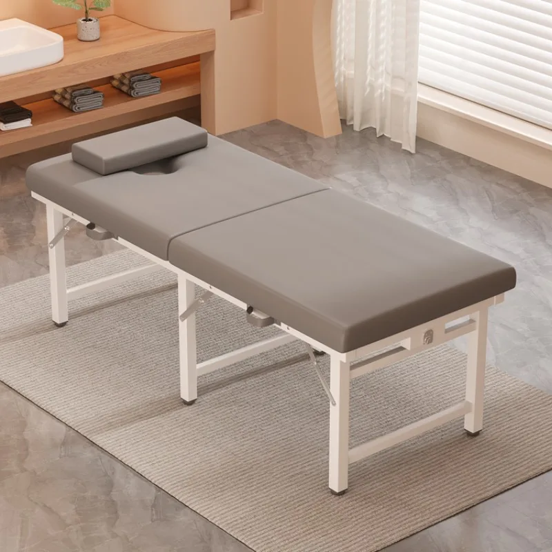 طاولة تدليك قابلة للطي سرير تجميل محمول نقالة كهربائية احترافية جمالية ماركيز رمش تمديد مراحيض ماكياج