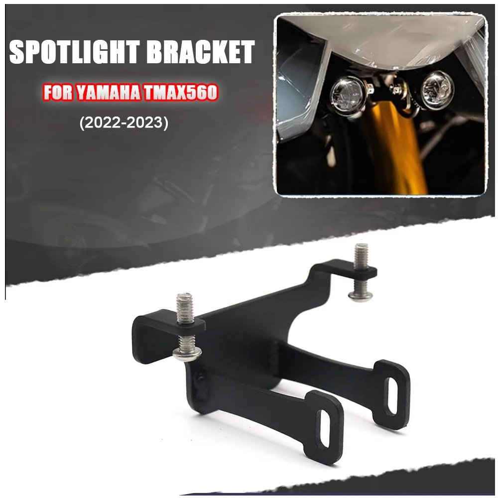 

For Yamaha TMAX560 T-MAX560 TMAX 560 2022 23 Motorcycle Spotlight Headlight Mounting Bracket Fog Light Holder Driving Lamp Stand