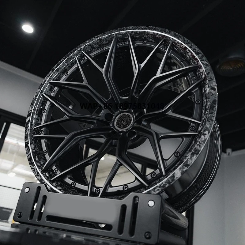 

Кованые диски из углеродного волокна 5x130 5x114.3 5x112, 16-24 дюйма, вогнутые, с глубоким ободом, легкосплавные автомобильные колеса