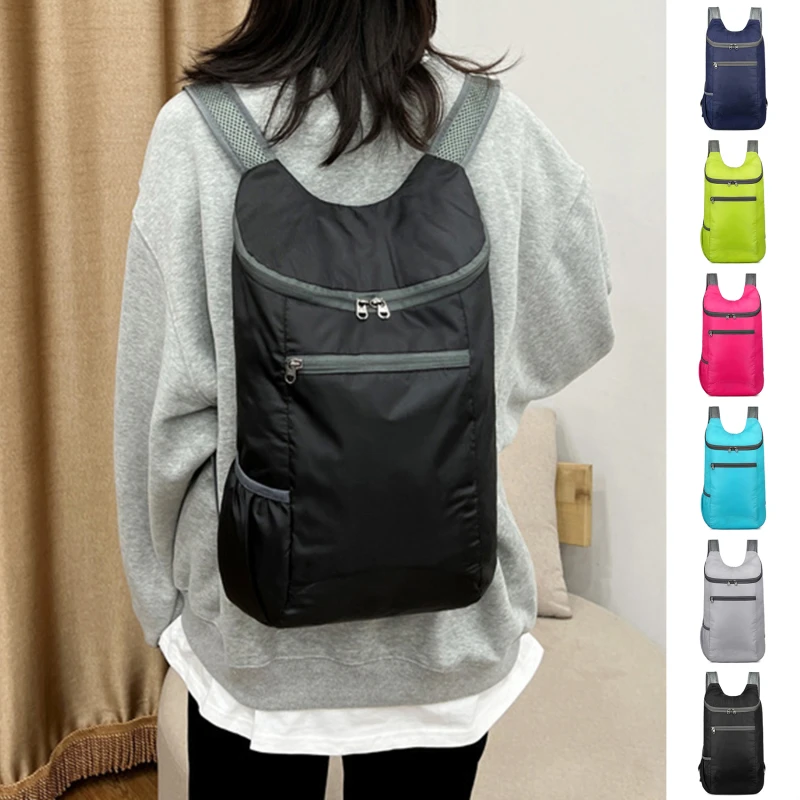 Women's Backpack Zipper Multicolor Portable Fashion Foldable Lightweight Convenient Outdoor Sports Travel Gift Female's Backpack