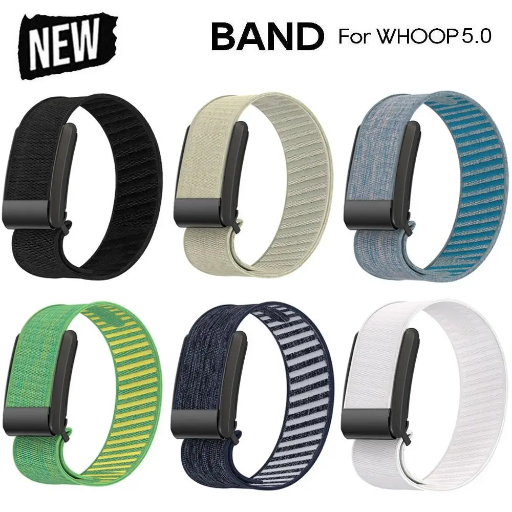 Banda de fitness de náilon de alta qualidade respirável ajustável rastreador cinta protetor macio cinta de substituição para whoop 5.0 mulheres homens