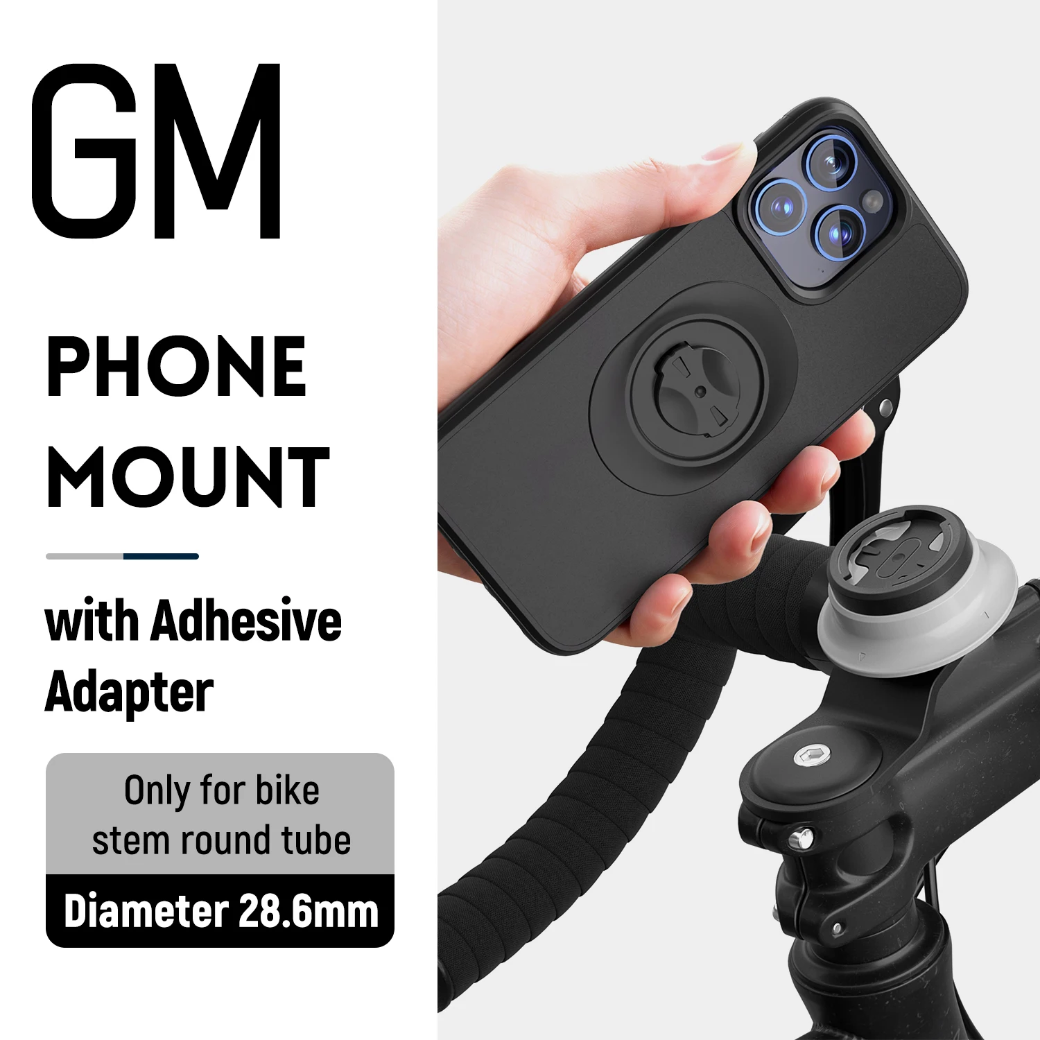 

Mountain Bike Stem Phone Holder Bicycle MTB Handlebar Mount Stand Cycling Smartphone for any Phone,Garmin Edge GPS Computer