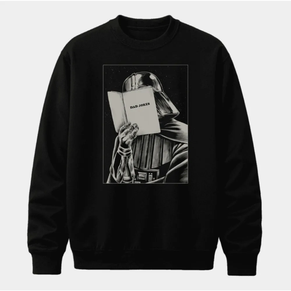 The American Star Wars Printed Round-neck Men's and Women's Sweatshirt Is A Loose and Comfortable Autumn Cotton Sportswear
