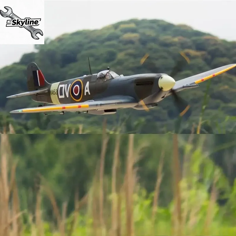 RC Plane 1.6 m1600mm Wingspan Spitfire  World War II Aircraft RC model Airplane PNP with Retractable Landing Gear view 6
