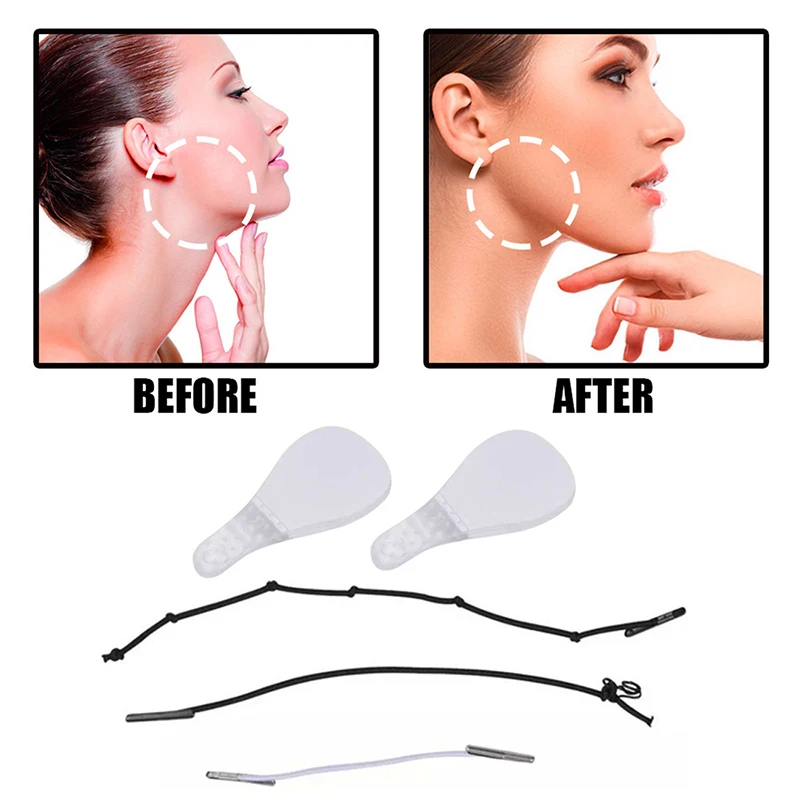 40Pcs/set Universal Instant Invisible Face Stickers Neck Eye Double Chin Lift V Shape Tapes Makeup Facelifting Patch Adhesives